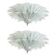 Venetian Murano Glass Flush Mounts from Simoeng, Set of 2