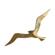 Hirondelle en laiton