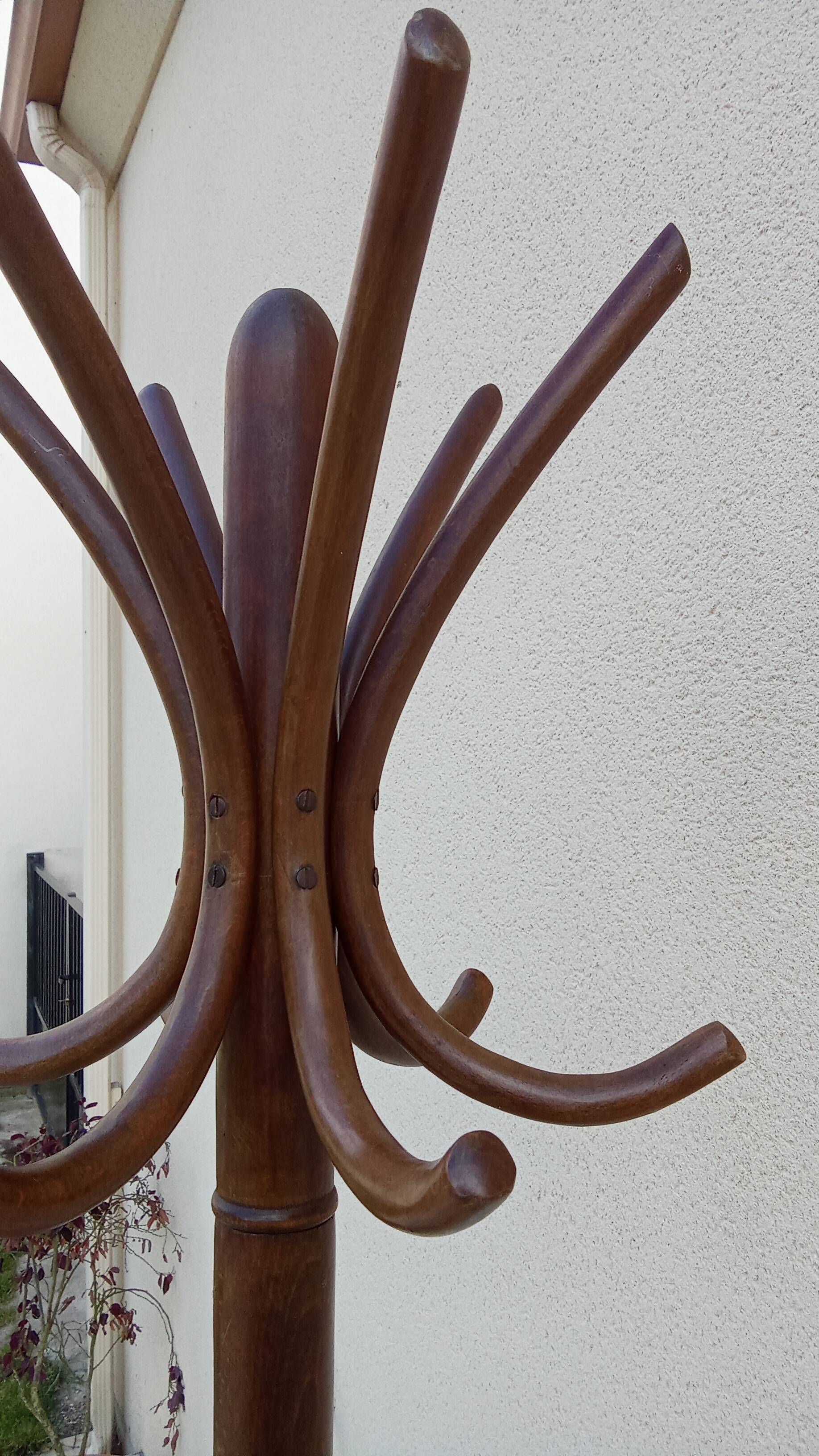 Vintage bistro parrot coat rack