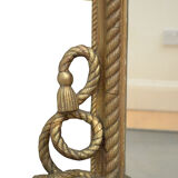 Victorian gilded wall mirror - 143x132cm