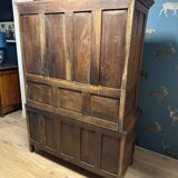 18th Century Oak linen Press