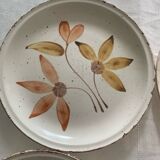 6 flat plates Gien France