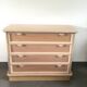 Pink chest of drawers four drawers