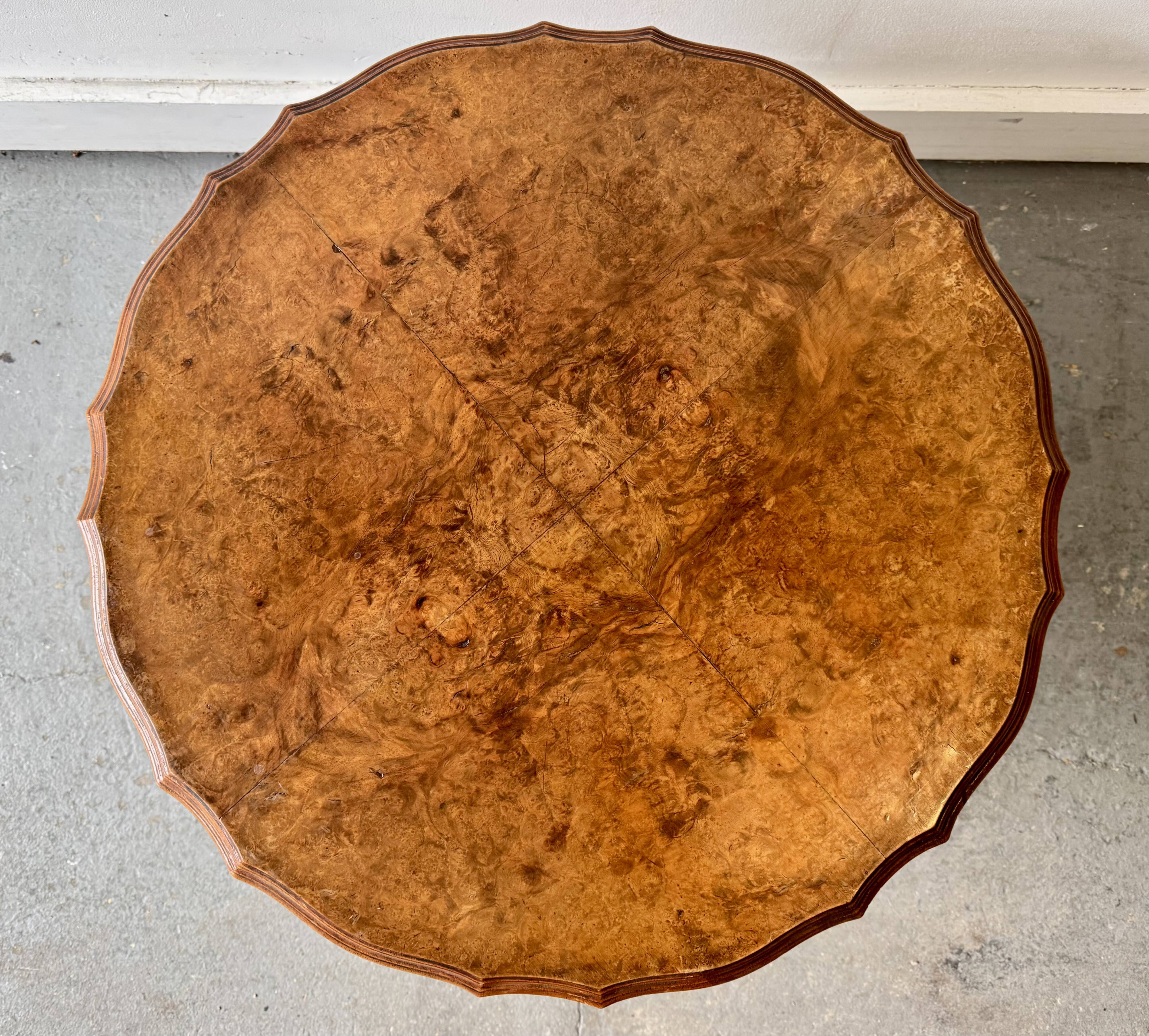 Small Vintage Round Coffee Table