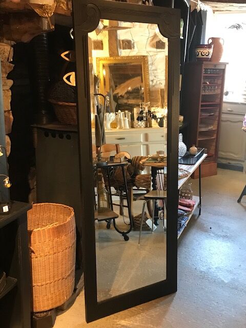 old mirror black rectangular  64x175cm
