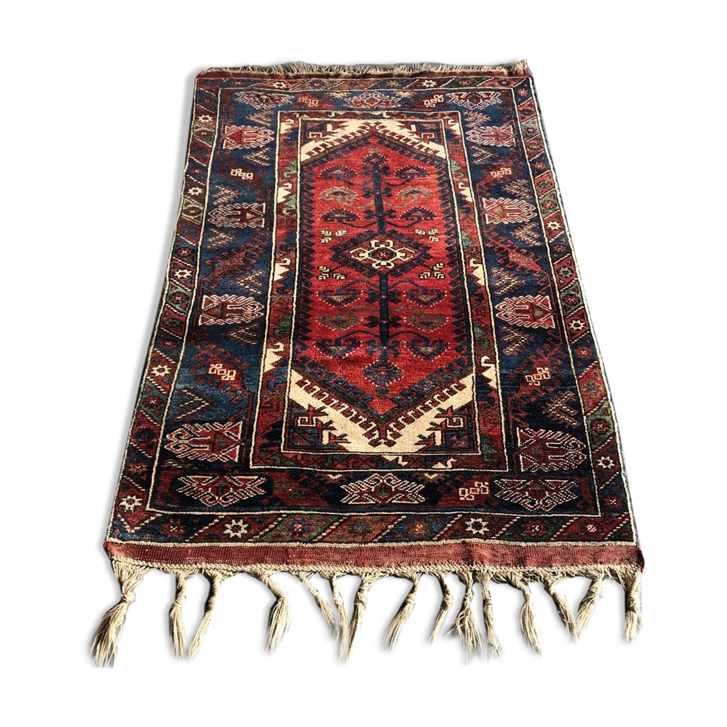 Old oriental carpet 113x179