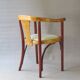 Thonet Art Deco armchair 1930, No. A 967 F, leather saddle.