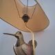 Vintage woodcock lamp by Elli Malevolti for Artiflex, designer lighting
