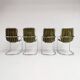 Set of 4 chrome wire chairs by Gastone Rinaldi for Rima, 1960s