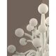 Huge Contemporary Pop Milky-White Murano Glass Chandelier by Simoeng