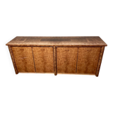Elm burl sideboard from the 70s