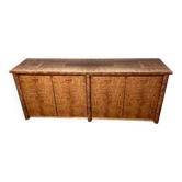 Elm burl sideboard from the 1970s