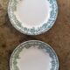 Set of 2 plates in Terre de Fer Saint Amand model Argenton