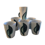 Vallauris pitcher and glasses set
