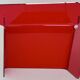 Red plexiglass chair, France 1970s