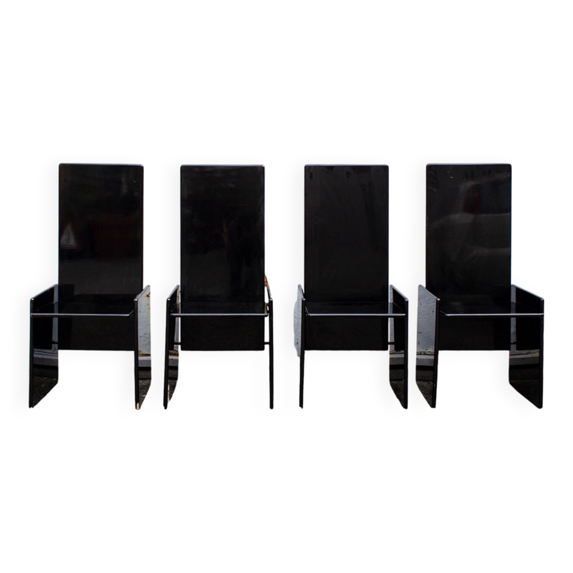 Kazuki Chairs by Kazuhide Takahama for Simon Gavina, 1970, Set of 4