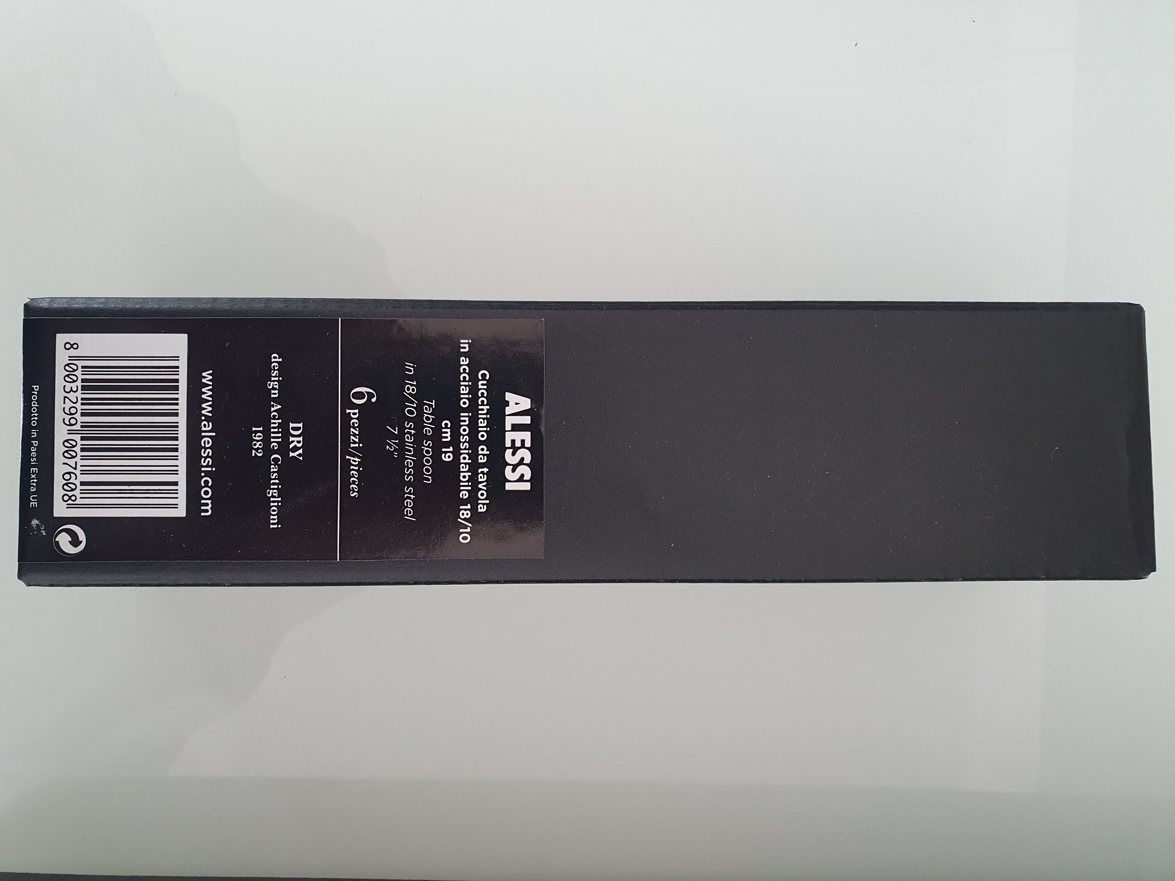 Alessi dry covered services 24 pieces monobloc polished steel