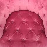 Ancien fauteuil capitonné Napoléon III