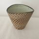 Vase ovoide en ceramique design Signé D&B Hohr Gesgesch