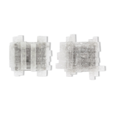 Pair of vintage Murano crystal wall lamps by Toni Zuccheri for Venini, Italy 1970