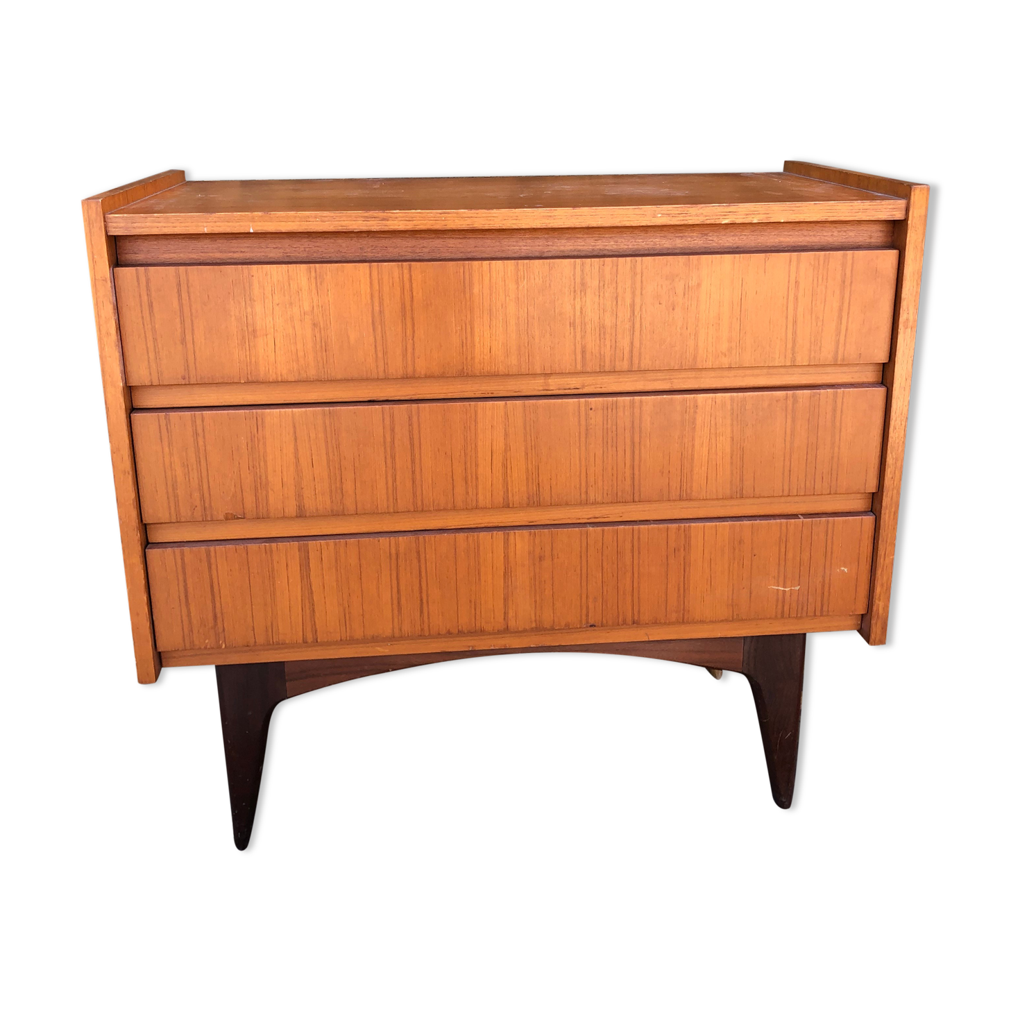 Vintage solid wood chest of drawers