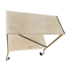 Metal serving table