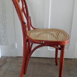 Coubated wooden chair