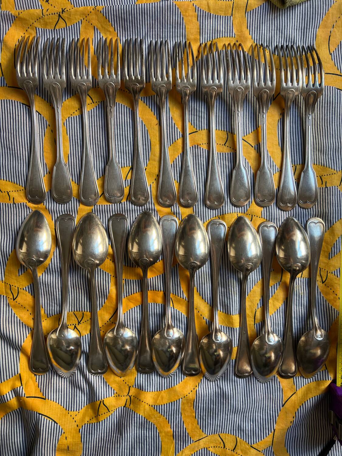 Silver - 12-piece fillet cutlery set