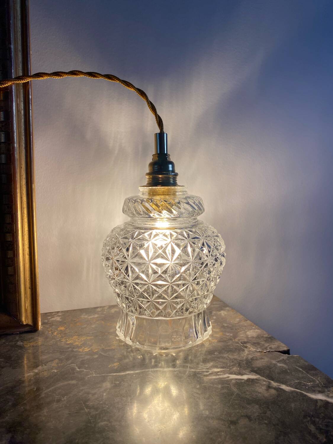Vintage portable lamp