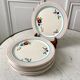 Set of 8 longchamp dessert plates hand painted 30s-40s