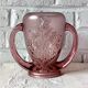 Vintage purple art deco verelys vase, "les campanules" model