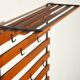Scandinavian entrance locker Teak and metal 1960s