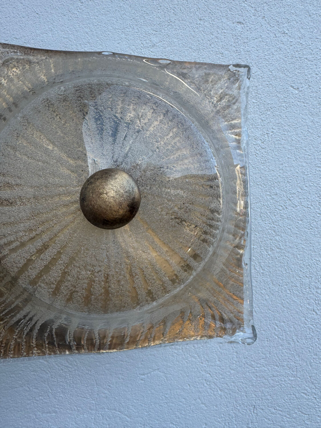 Murano glass wall sconce from the 1970s