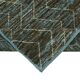 Handmade Tribal Decorative 92 cm x 344 cm Blue Wool Runner Carpet