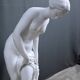 Important biscuit sculpture "The Bather" after Falconet – late 19th century.