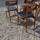 Set de 6 chaises scandinave en teck