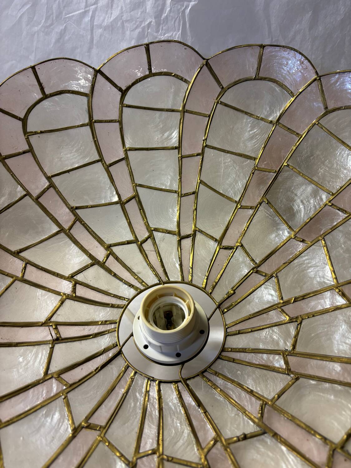 Mother of pearl chandelier