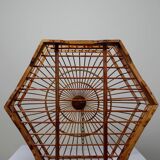 Vintage Chinese Bamboo Decorative Bird Cage