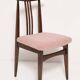 Blush Pink Bouclé Chair, Mid-Century Modern, designed by Mr. Zielinski, Europe, 1960s