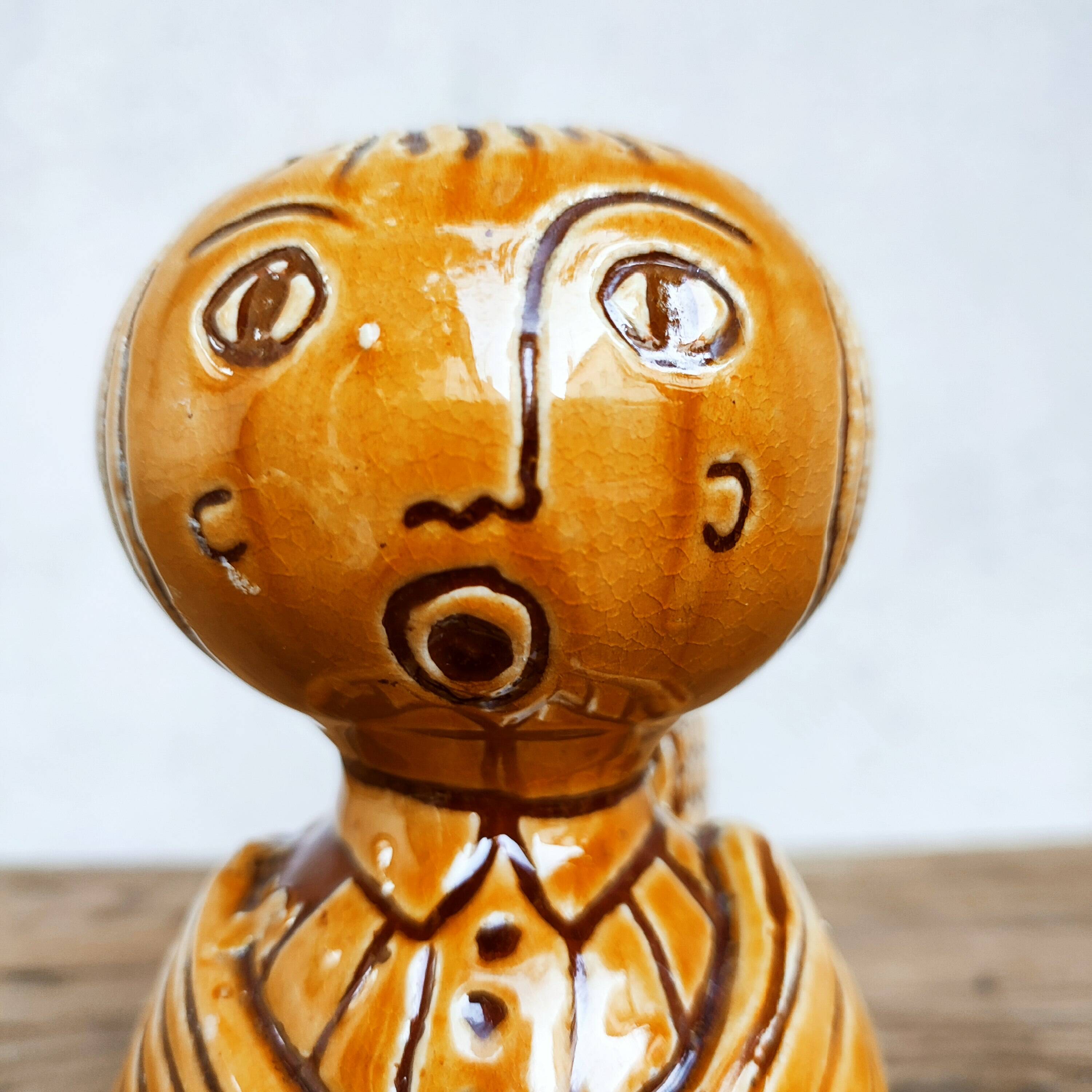Ceramic angel, candle holder or vase