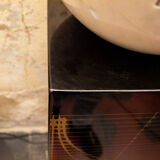 Lamp-sculpture produces the sound harp Model Harp by Alfredo Pizzo Greco for Zanotta Anni'70
