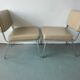 Paire de chauffeuses vintage