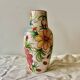 Large vintage ceramic vase - hand-painted floral decoration - Italy