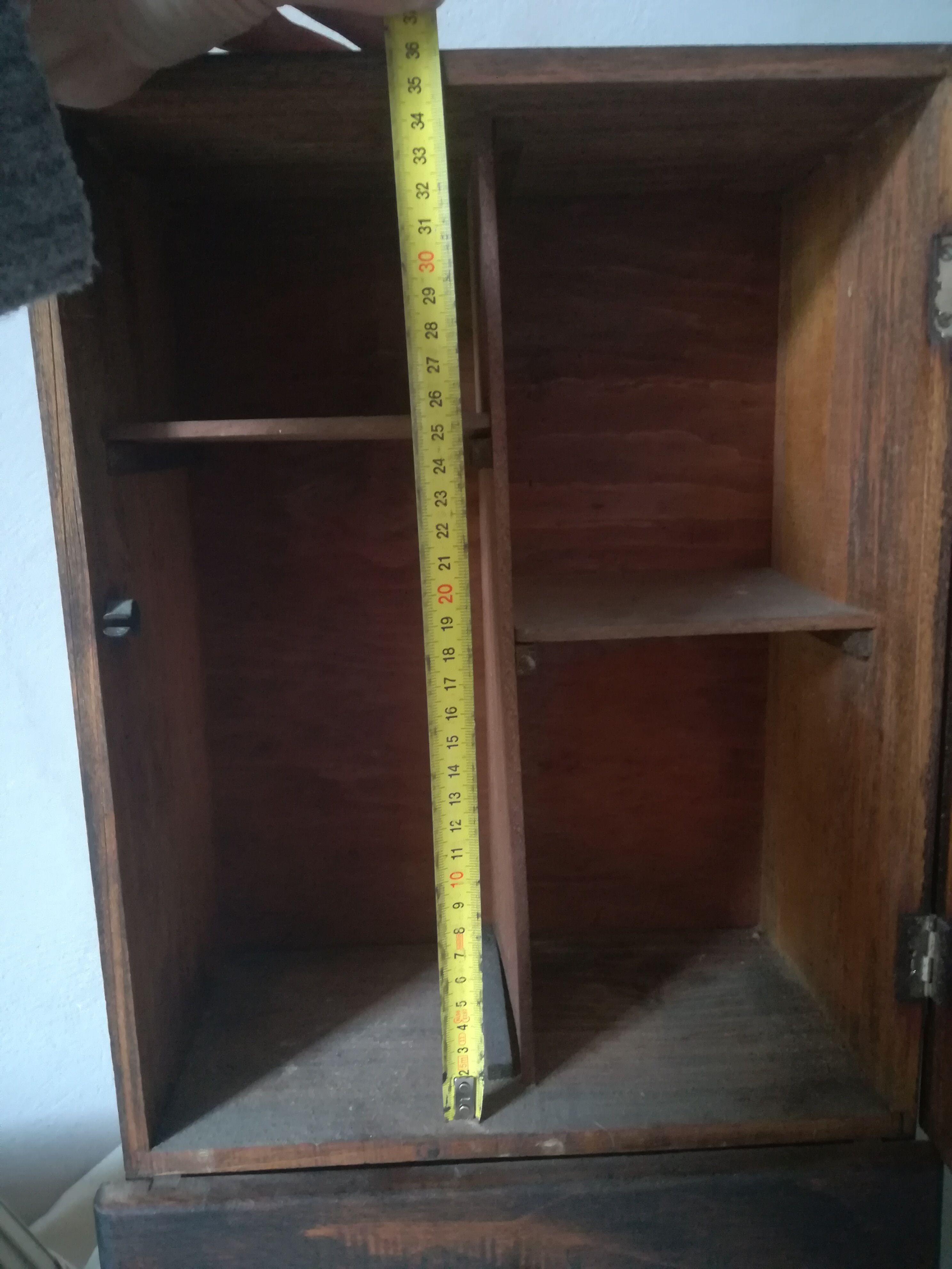 Wooden medicine cabinet