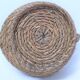Vase in straw and plant fibers French folk art mid-twentieth century