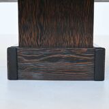 Brutalist square shaped coffee table Mid-Century France 1970