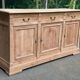 Buffet Louis Philippe du XIXème siècle rénové en noyer massif