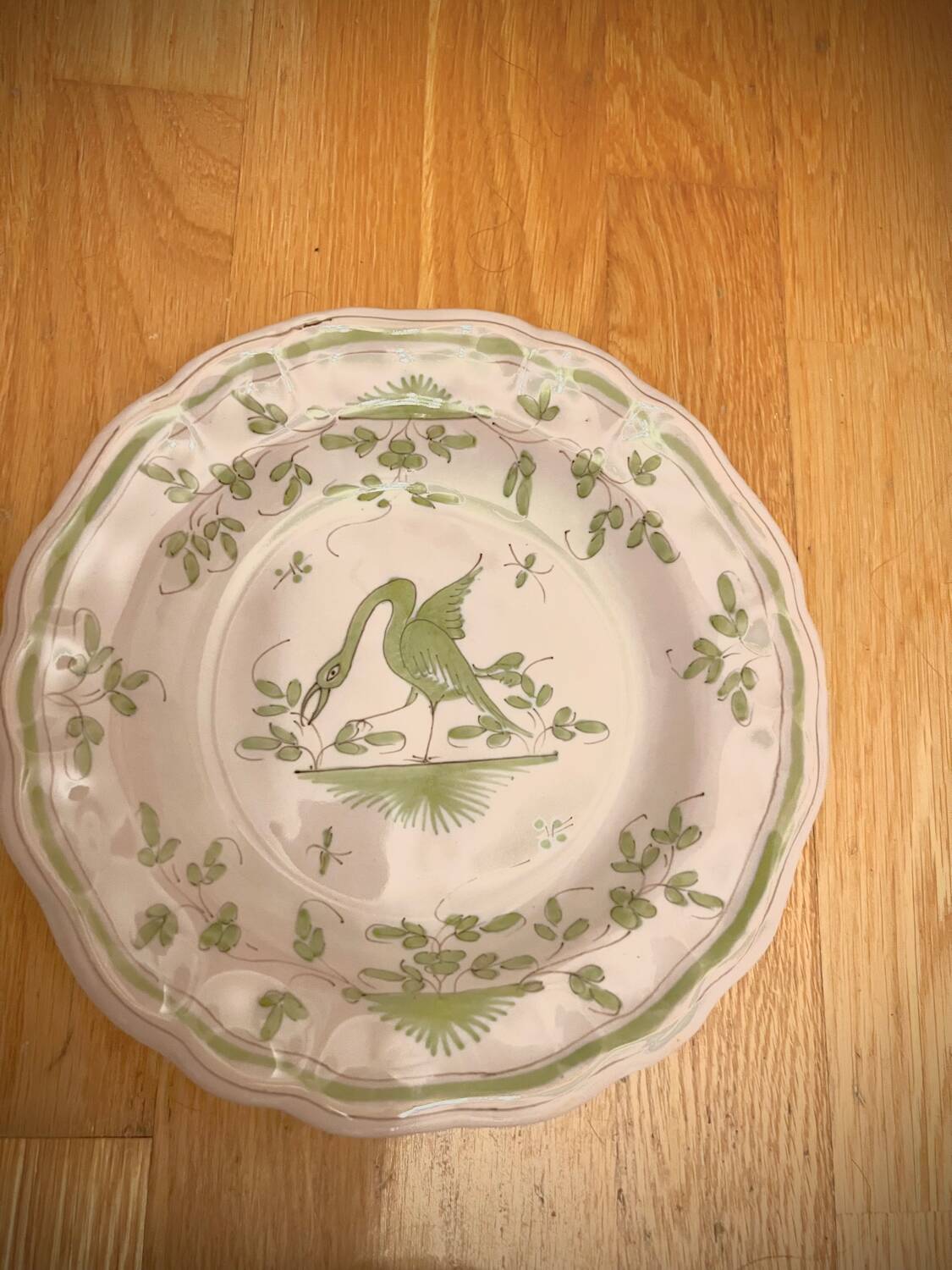 Set of 6 Earthenware Plates Martres Tolosane Moustiers Antique Tableware 19th Century