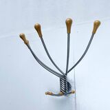 Postmodern Italian Wall Hook Octopus by J. De Pas, P. Lomazzi and D. D'Urbino for Zanotta, 1990s