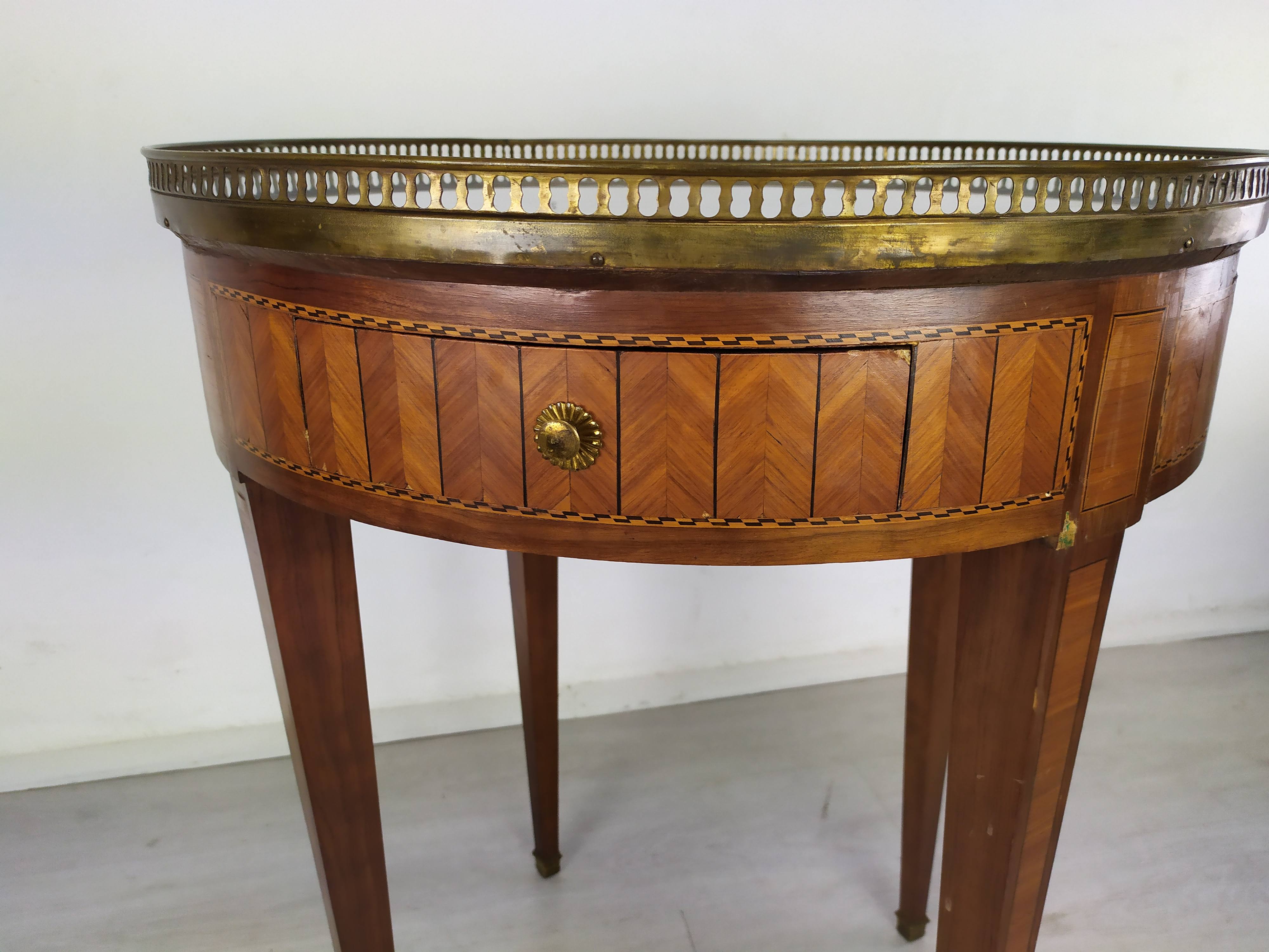 Louis XVI hot water bottle table